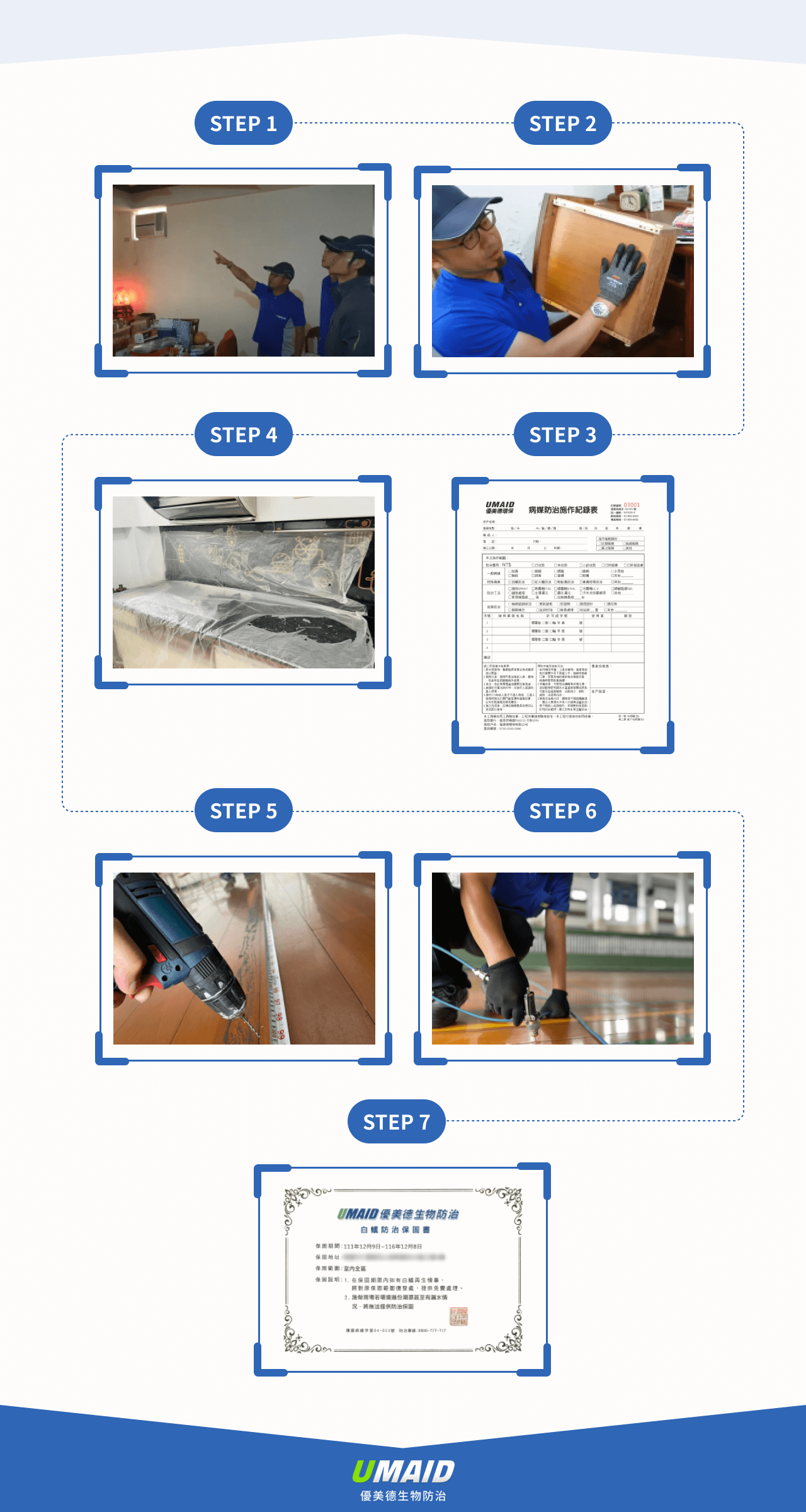 優美德專業除白蟻公司的7大除白蟻流程公開