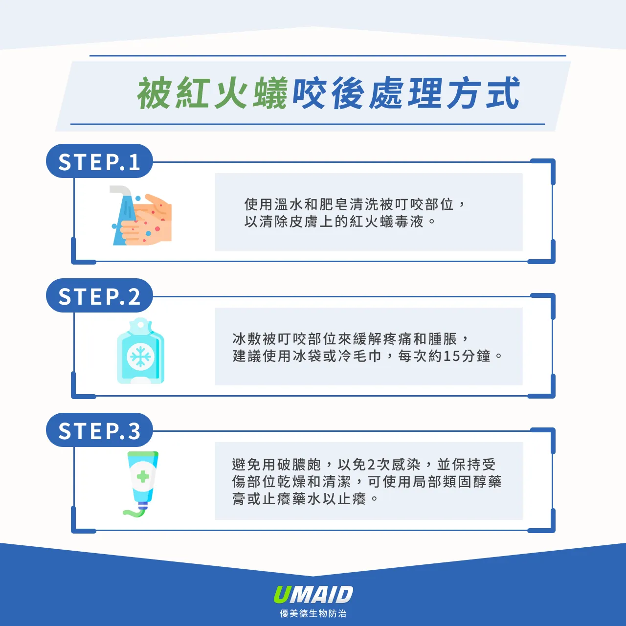 被紅火蟻咬後處理方式